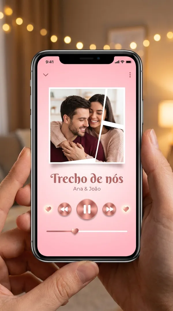 Exemplo de música personalizada